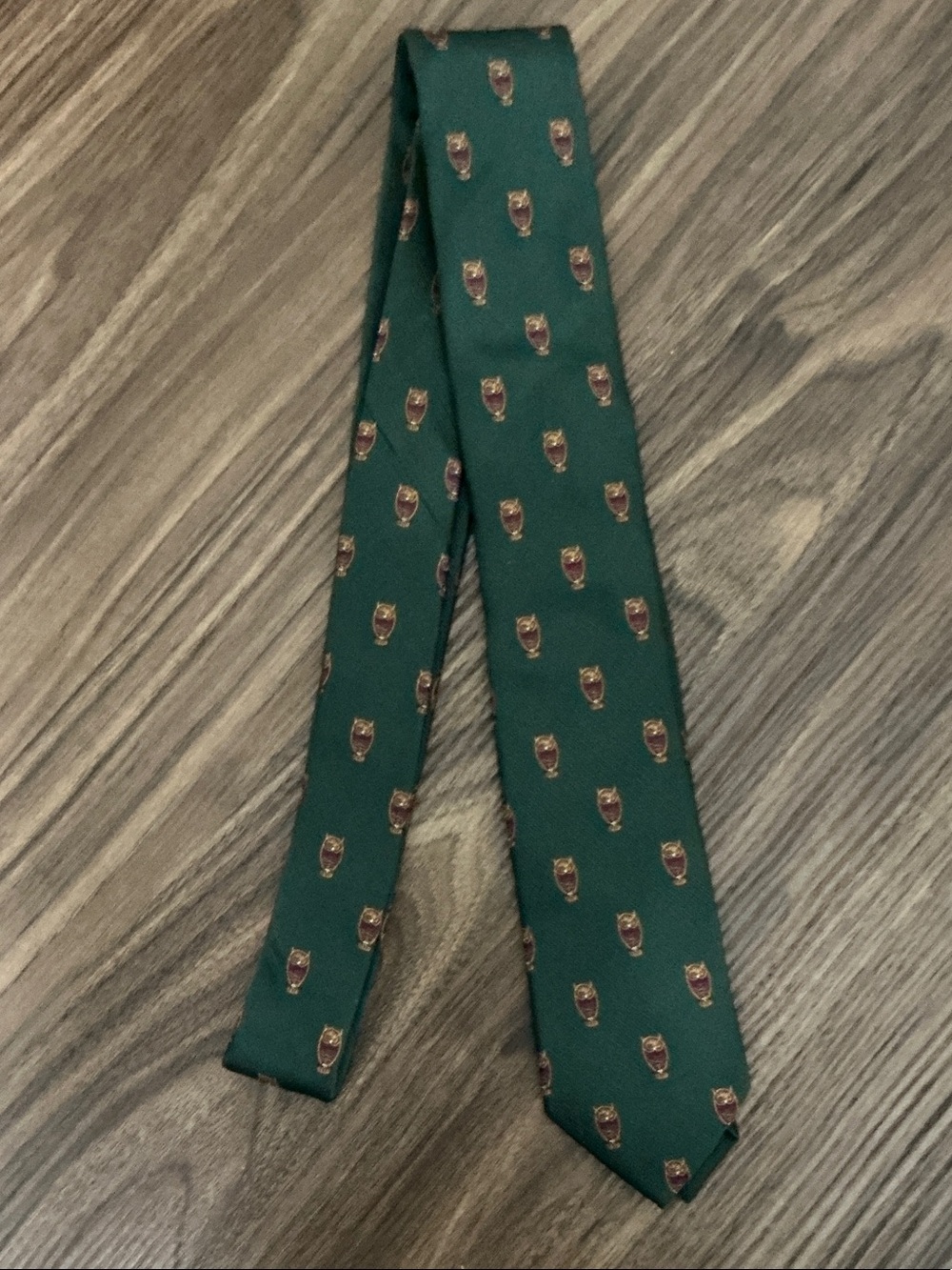 J.Crew Dark Green Patterned Men’s Tie